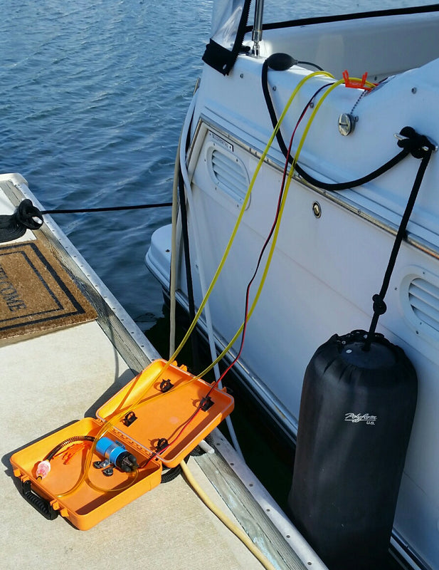 Filling Boat with Gas using GasTapper